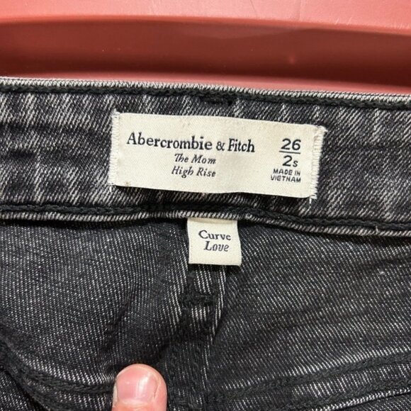 Abercrombie   Fitch Curve Love High Rise Mom Jean - Picture 9 of 10